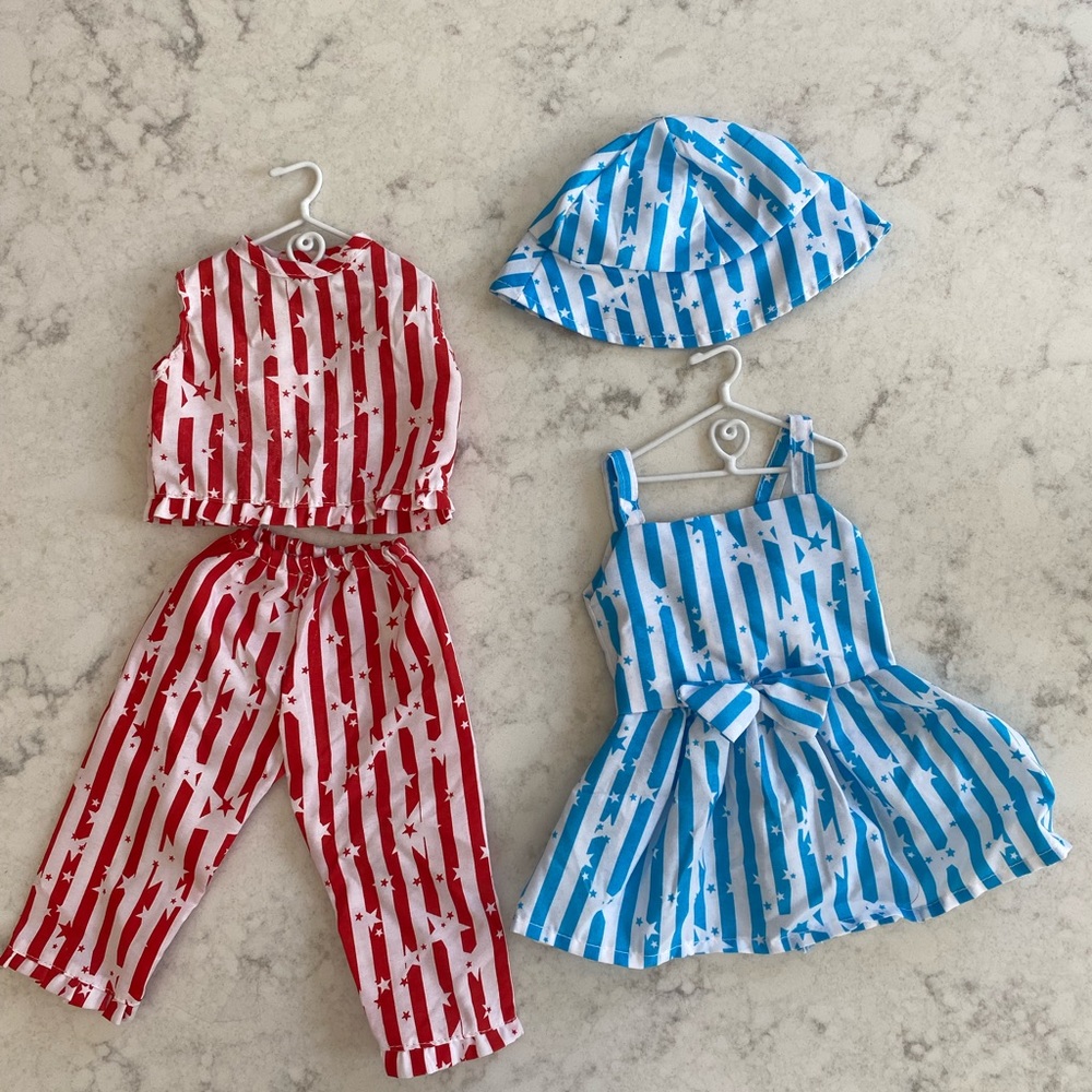 AMERICAN GIRL DOLL USA CLOTHING SET